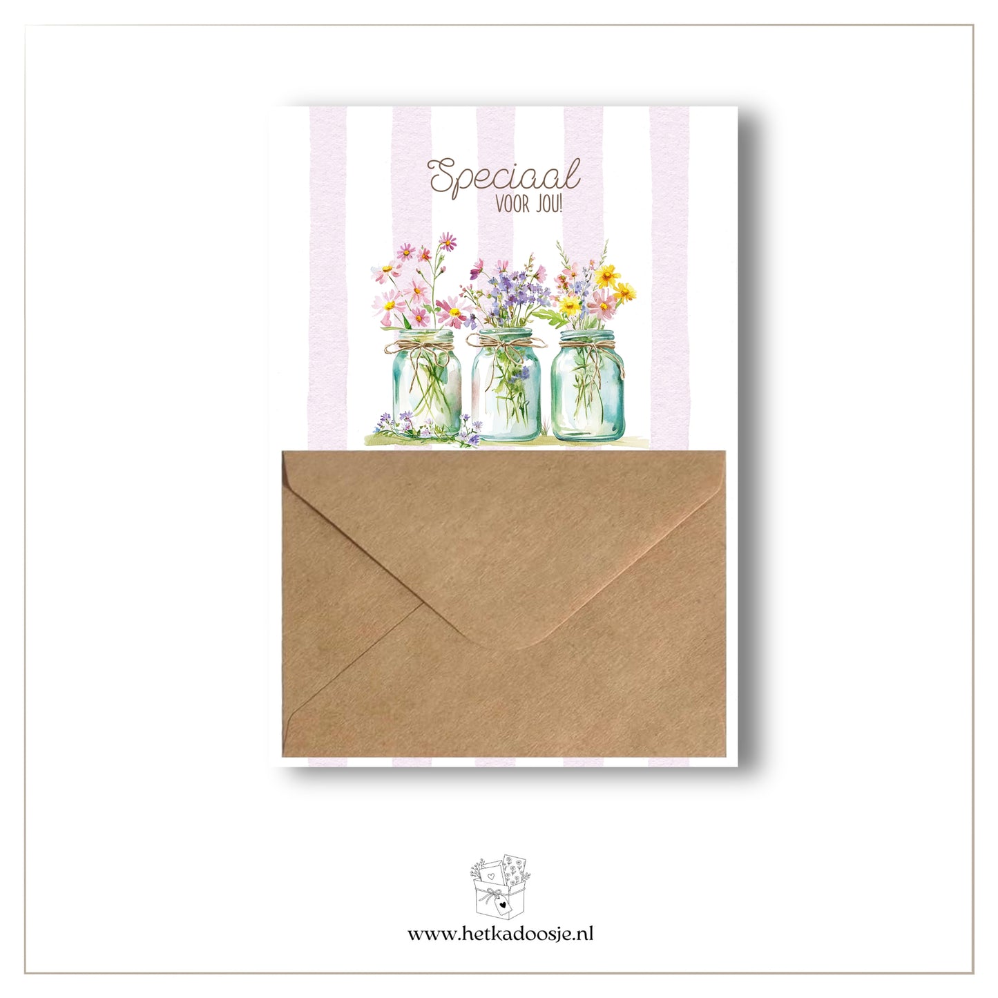 Cadeaukaart - bloemenvaasjes