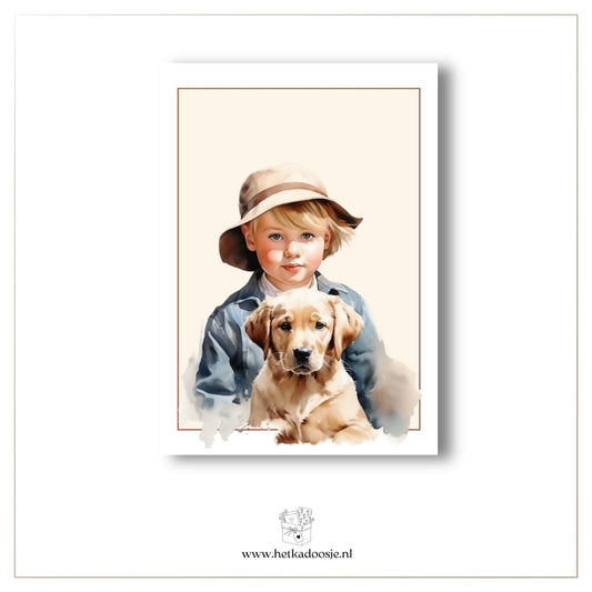 Jongetje met hond