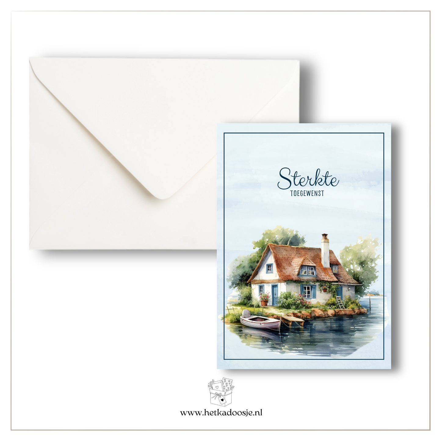 Sterkte toegewenst - huis aan water