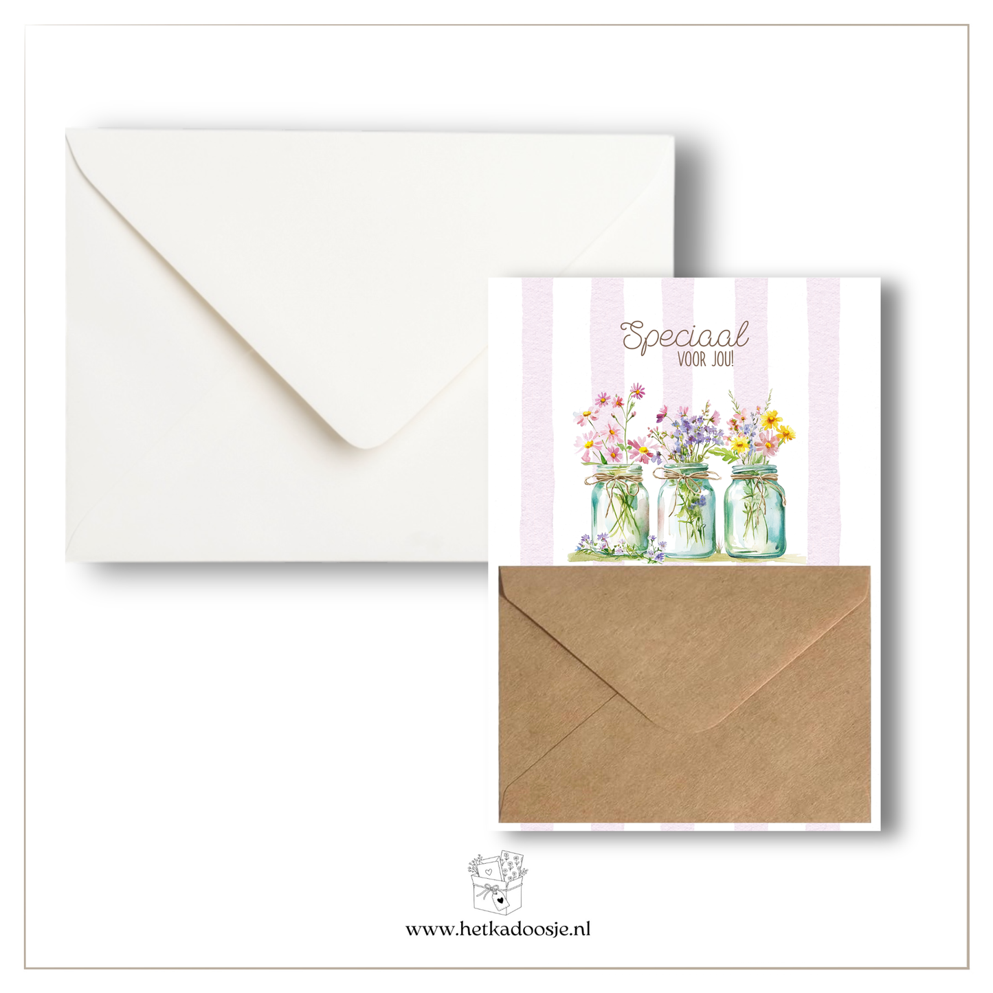 Cadeaukaart - bloemenvaasjes