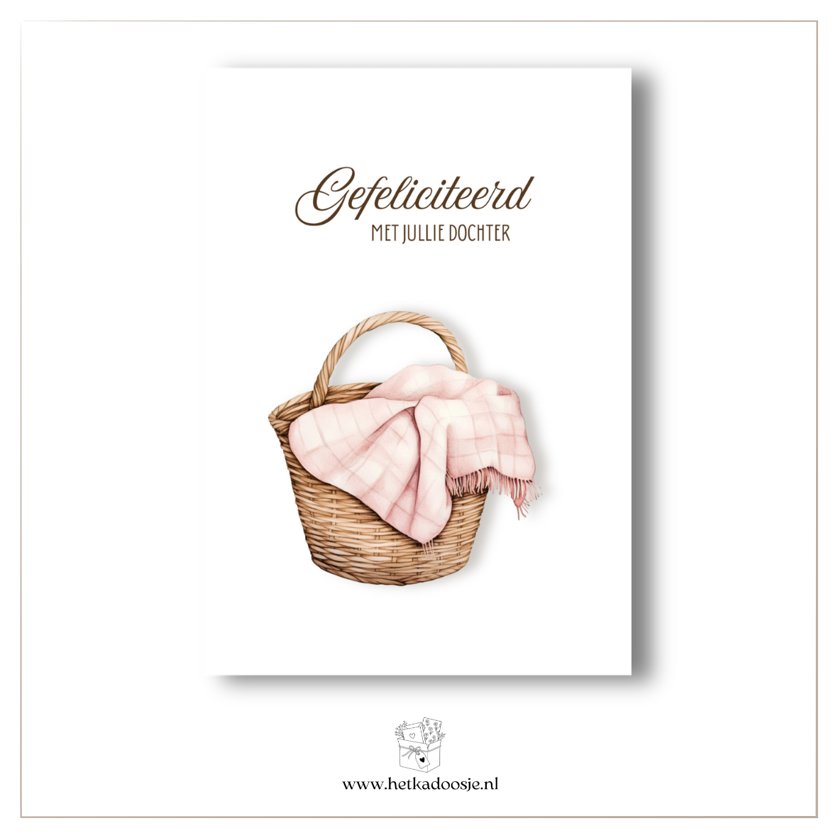 Gefeliciteerd dochter - mand