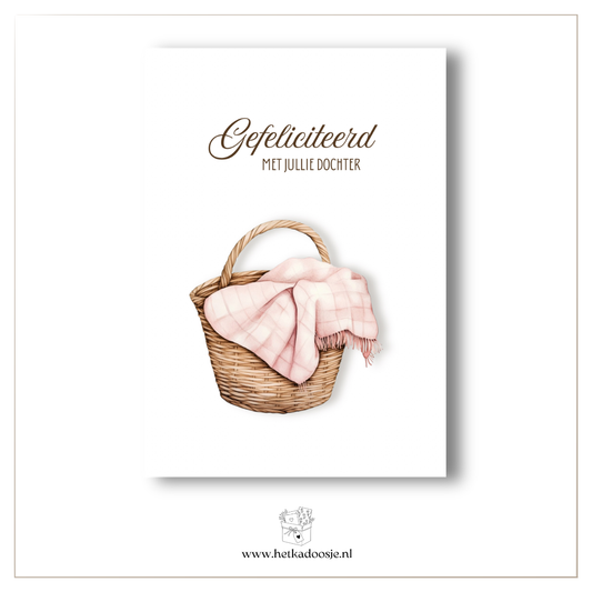 Gefeliciteerd dochter - mand