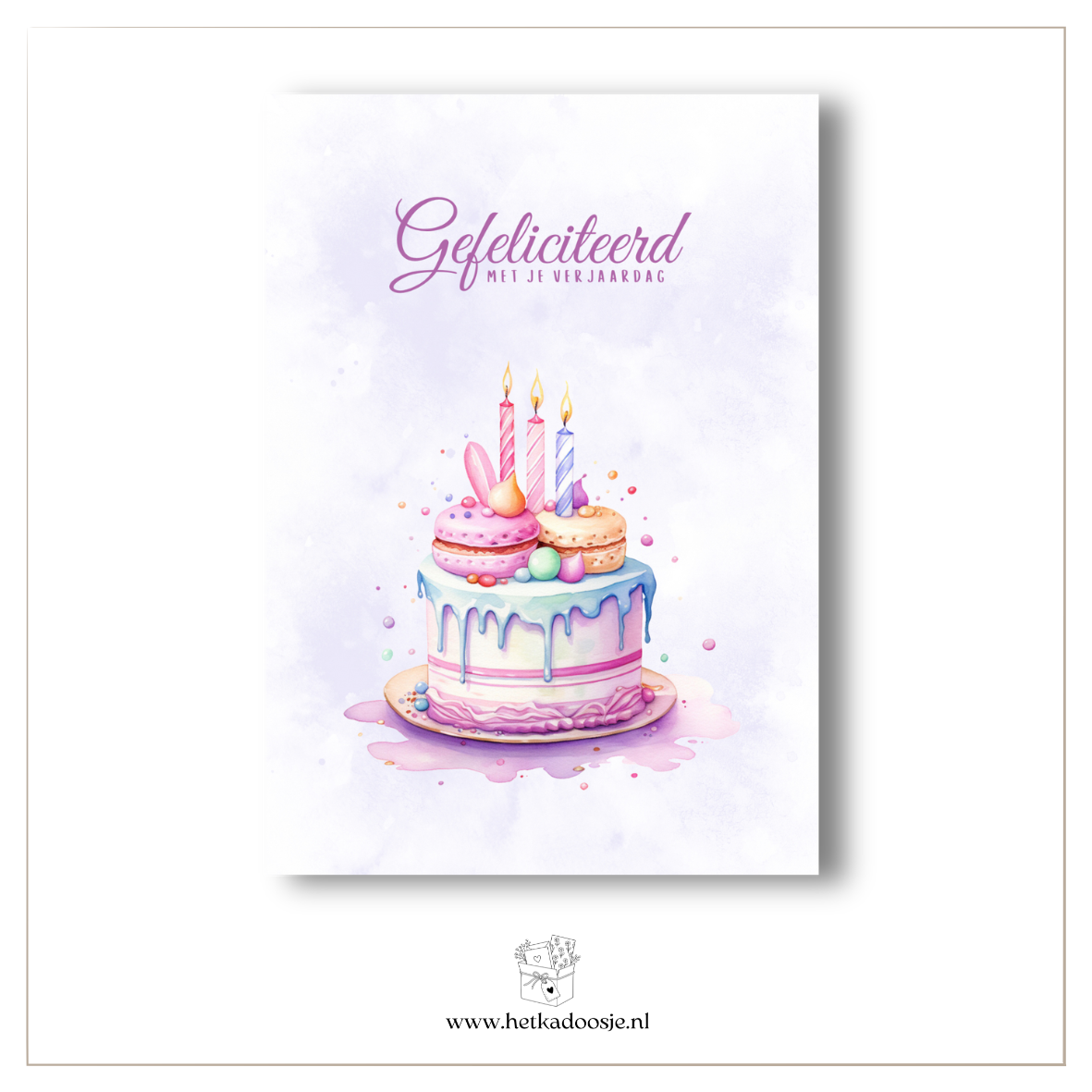 Taart - gefeliciteerd