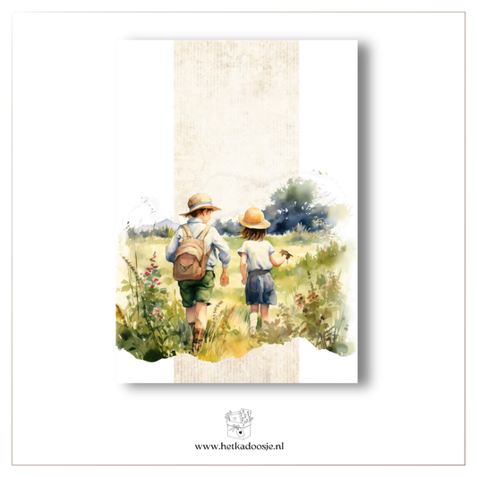 Kinderen in veld