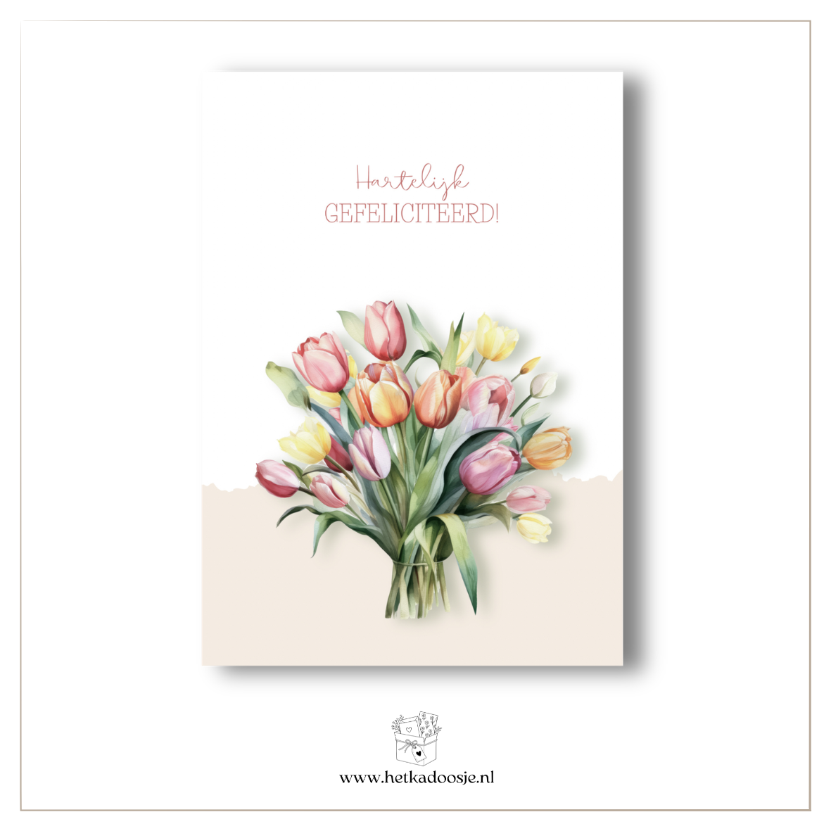 Tulpen - gefeliciteerd