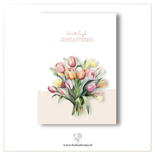 Tulpen - gefeliciteerd