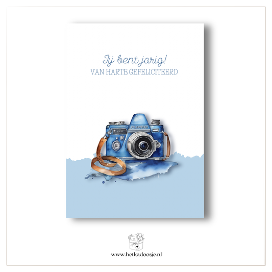 Camera - gefeliciteerd