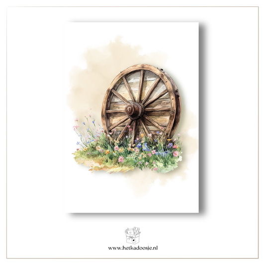 Houten wiel