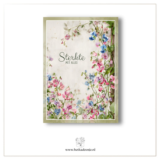 Sterkte - bloemenrand 4