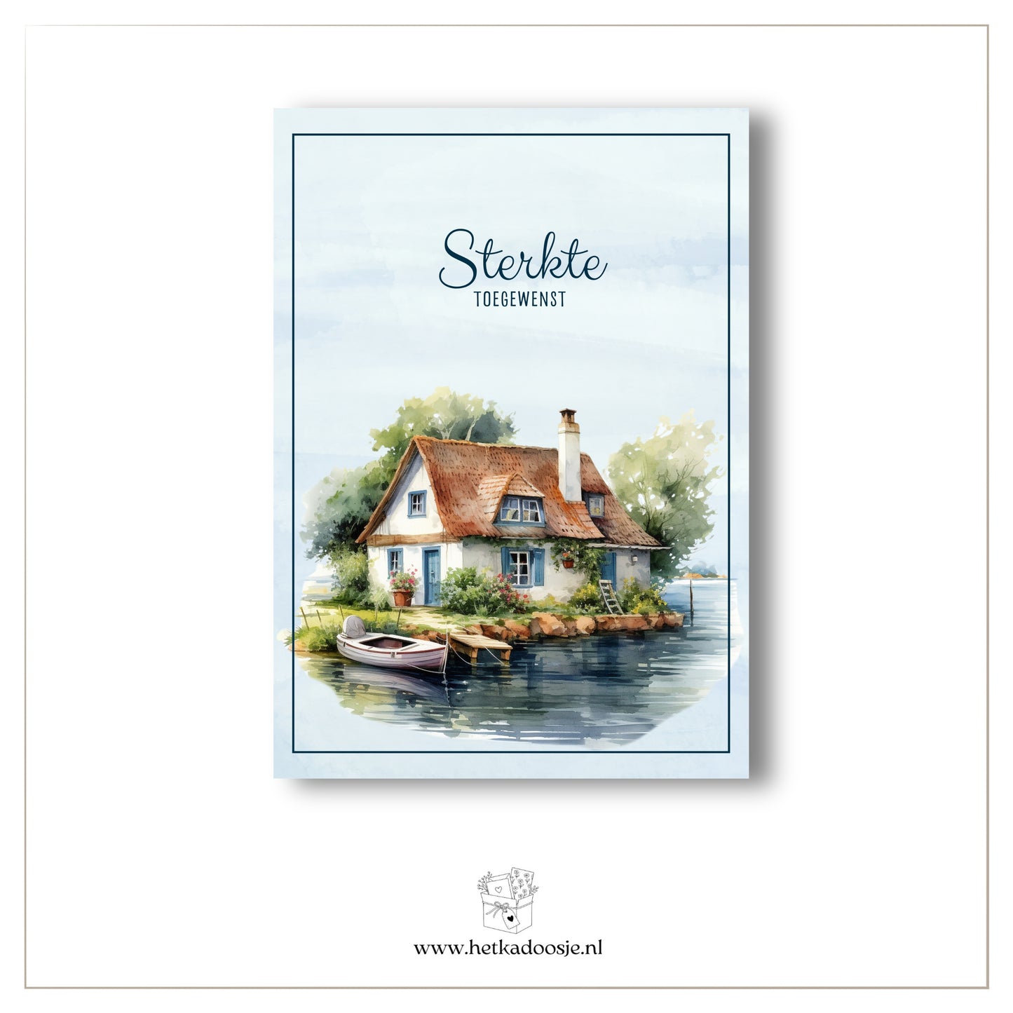 Sterkte toegewenst - huis aan water